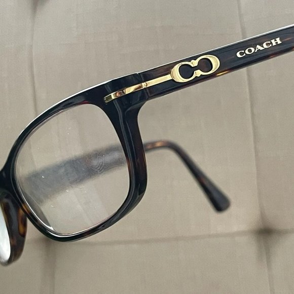 Coach Women Eyeglasses Frame Brown Tortoise ELISE 52[]16 135 Glasses - Picture 5 of 12